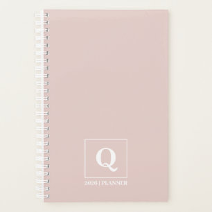 Blush Rose Personalisierter 2026 Planer