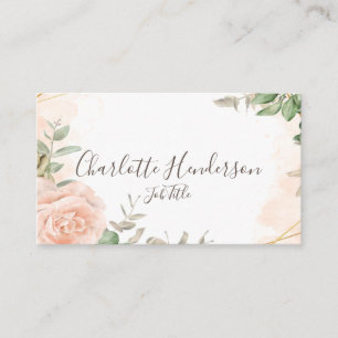 Blush-Rose-Visitenkarte Visitenkarte