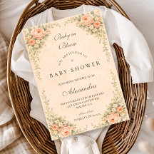 Blush Sage Floral Garden Baby Shower