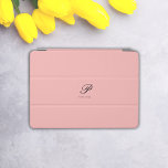 Blush Script Harmony iPad Cover<br><div class="desc">Tauchen Sie ein in den Inbegriff personalisierten Luxus mit unserer Blush Script Harmony iPad Cover. Entdecken Sie ein elegantes Ambiente, denn dieses stilvolle und anpassbare Accessoire umhüllt Ihr iPad in einem zarten Script-Schriftart und zeigt Ihnen Ihren ersten Initial- und Vollnamen, alles Set gegen eine beruhigende, rot-grüne Kulisse. Dieses aus hochwertigen...</div>