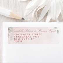 Blush Secret Garden Rosa Rose Hochzeit Rückkehr