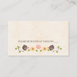 Blush String of Lights Rustic Fall Seating Place Platzkarte