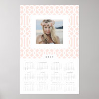 Blush Trellis 16x24 2017 Foto Kalender