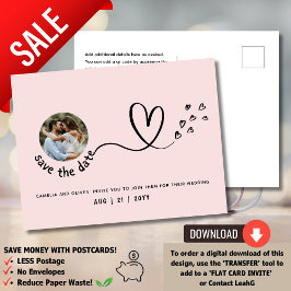 BLUSH | Über einen Haushalt? Wählen Sie FOTO Speic Postkarte