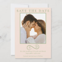 Blush und Sage Infinity Hochzeit Minimalistisch Mo