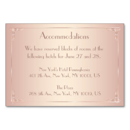 Blush Vintage Hochzeit Unterkunft Tischnummer