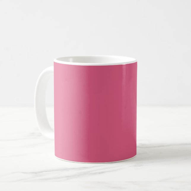 Blush (Vollfarbe) Kaffeetasse (Vorderseite Links)