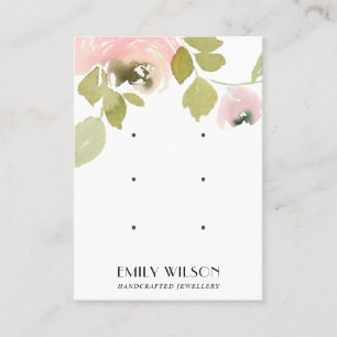 BLUSH WATERCOLOR BLUSH 3 STUDIERENDE EARRING DISPL VISITENKARTE