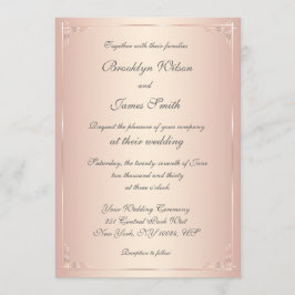 Blush Wedding Einladungen Elegante
