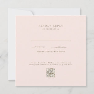 Blush Wedding QR Code UAWG