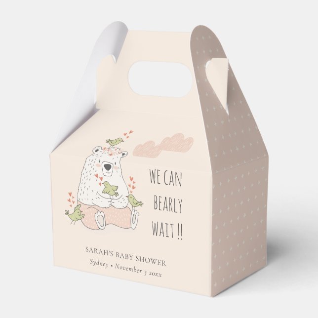Blush Wir können frühzeitig abwarten Bärenbraun Ba Geschenkschachtel (Vorderseite)