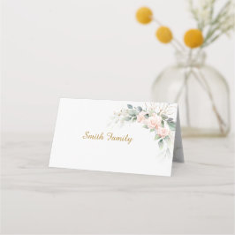 BlushFloralWedding-Place Holder Family Platzkarte