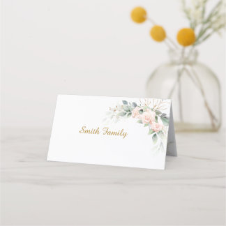 BlushFloralWedding-Place Holder Family Platzkarte