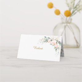 BlushFloralWedding-Place Holder-Single Platzkarte