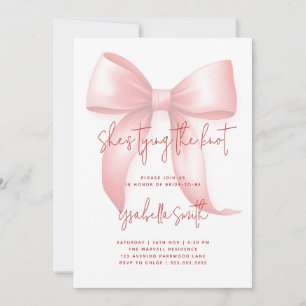 Blushing Bow Eine schicke Brautdusche Einladung