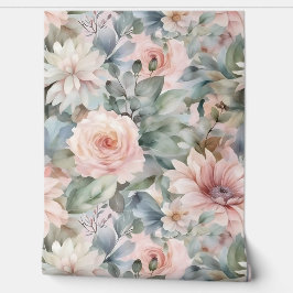 Blushing Bridal Ballet Botanisch Tapete