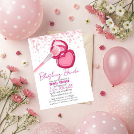Blushing Bride Bridal Shower Invitation Einladung