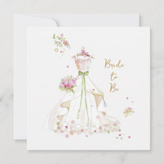 Blushing Bride in Bloom Brie to Be Karte