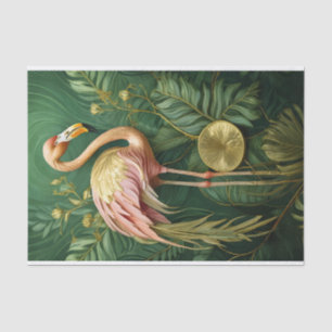 Blushing Flamingo GListen Gold, elegant Seidenpapier