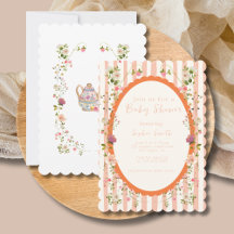 Blushing Garden Tee Party Wreath Baby Dusche