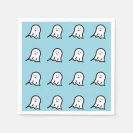 Blushing Ghost Niedlich Halloween Serviette