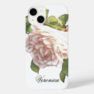 Blushing Ivory Peach Rose Case-Mate iPhone 14 Hülle