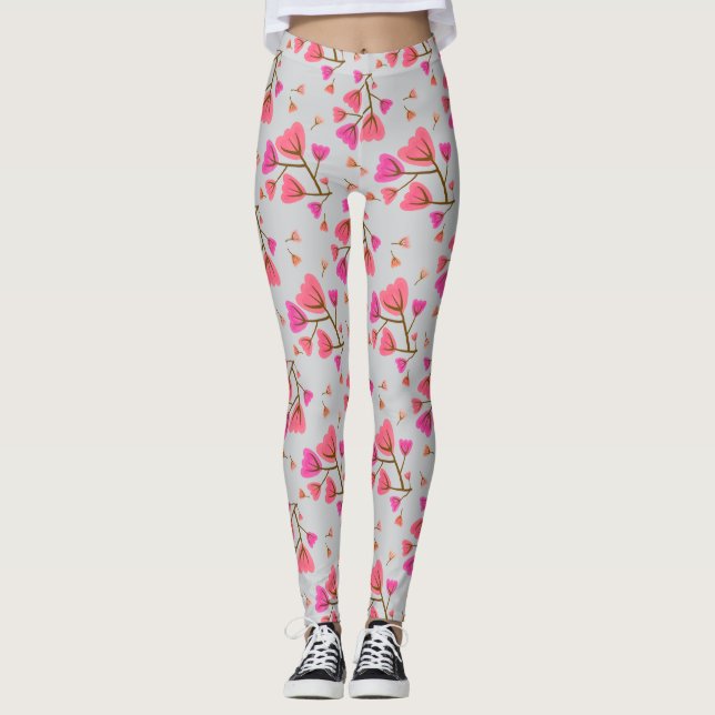 Blushing Petals Leggings (Devant)