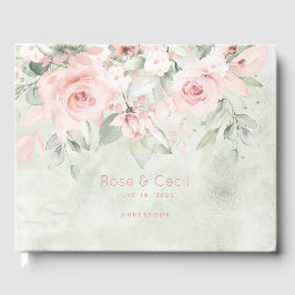 Blushing Rose Hochzeit Gästebuch