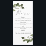Blushing Sprigs Menu Card Menükarte<br><div class="desc">Blushing Sprigs Menu Card. Personalisierbar. Teil einer Sammlung</div>