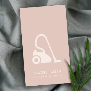 BLUSPINK EINFACHER VACUUM CLEANER CLEANER SERVICE VISITENKARTE