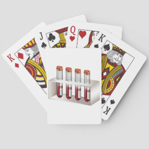 Blut-Beispielspielkarten Spielkarten