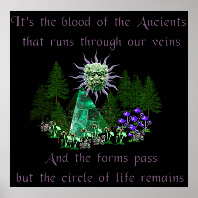 Blut der Ursubstanzen Poster (Vorne)