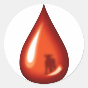 Blut des Lamms Jesus Runder Aufkleber