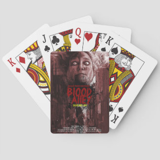 Blut-Gassen-Plakat-Spielkarten Spielkarten