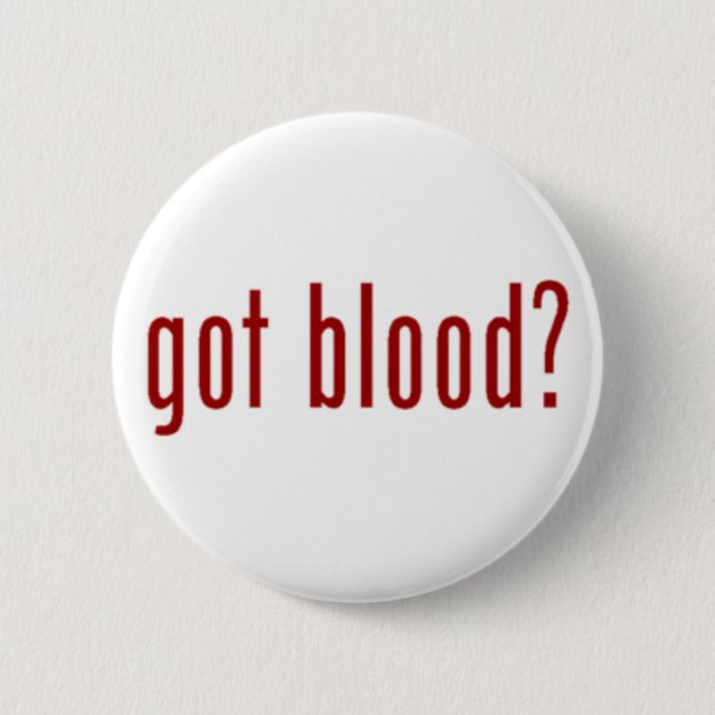 Blut got? button (Vorderseite)