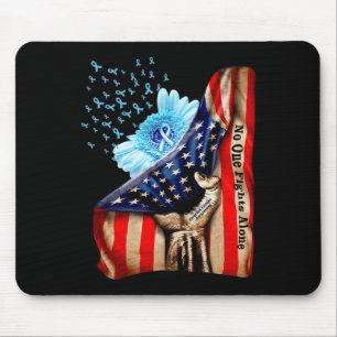 Blut im Inneren des Flags Ovarialkarzinom Mousepad