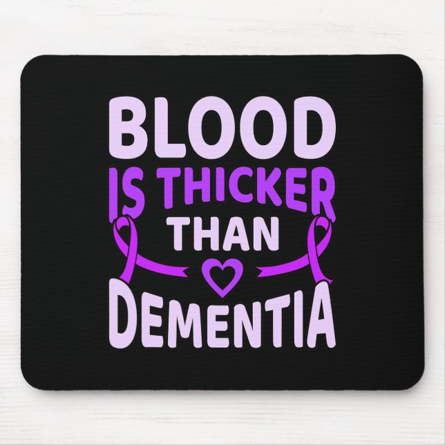 Blut ist dicker als Demenz Heimerheimer's Awar Mousepad (Vorne)