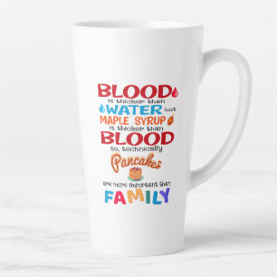 Blut ist dicker als Wasser, aber Ahornsirup ist Milchtasse