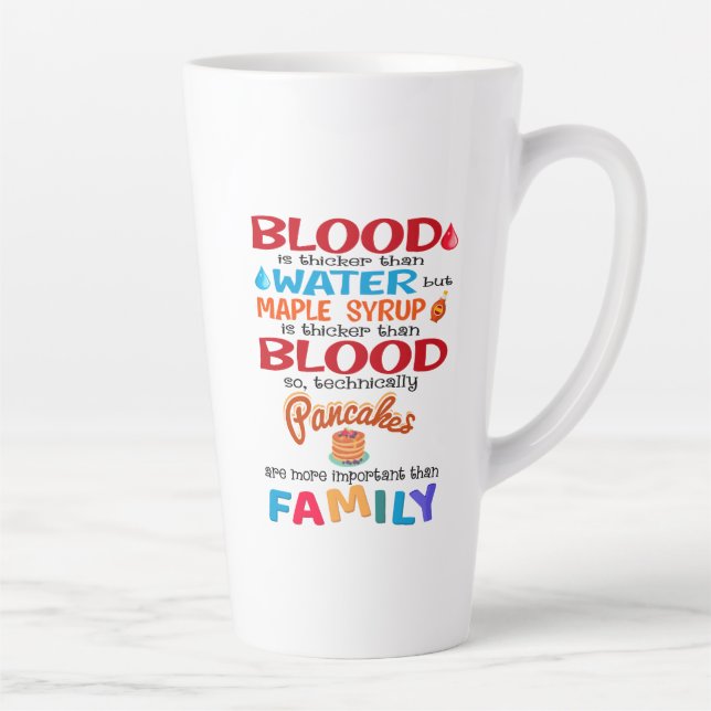 Blut ist dicker als Wasser, aber Ahornsirup ist Milchtasse (Rechts)