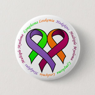 Blut-Krebs-Bewusstseins-Knopf - 1 Button
