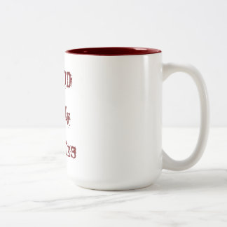 Blut meiner Feind-Tasse Zweifarbige Tasse
