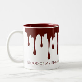 Blut meiner Feinde, Bluttropfen Zweifarbige Tasse