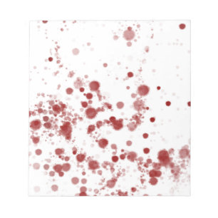 Blut Notizblock