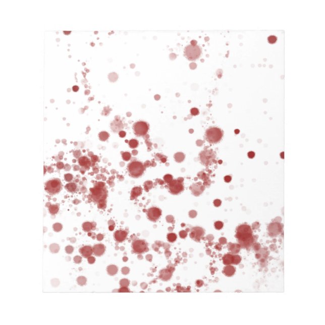 Blut Notizblock (Vorderseite)