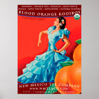 Blut-Orange-Rooibos-Poster Poster