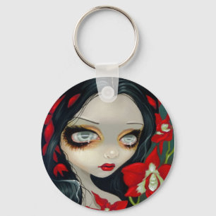 "Blut-Orchideen-" Schlüsselanhänger