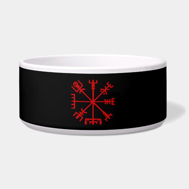 Blut Red Vegvísir (Viking Compass) Napf (Vorderseite)