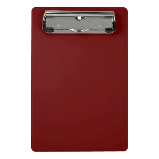 Blut rot mini klemmbrett (Vorderseite)