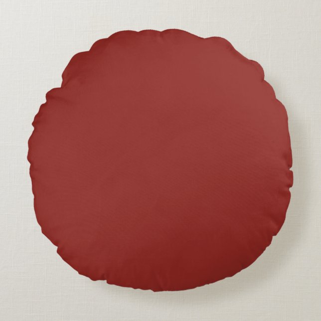 Blut rot rundes kissen (Vorderseite)