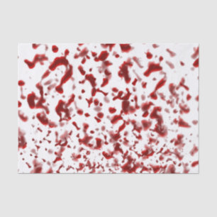 Blut-Spritzen Seidenpapier